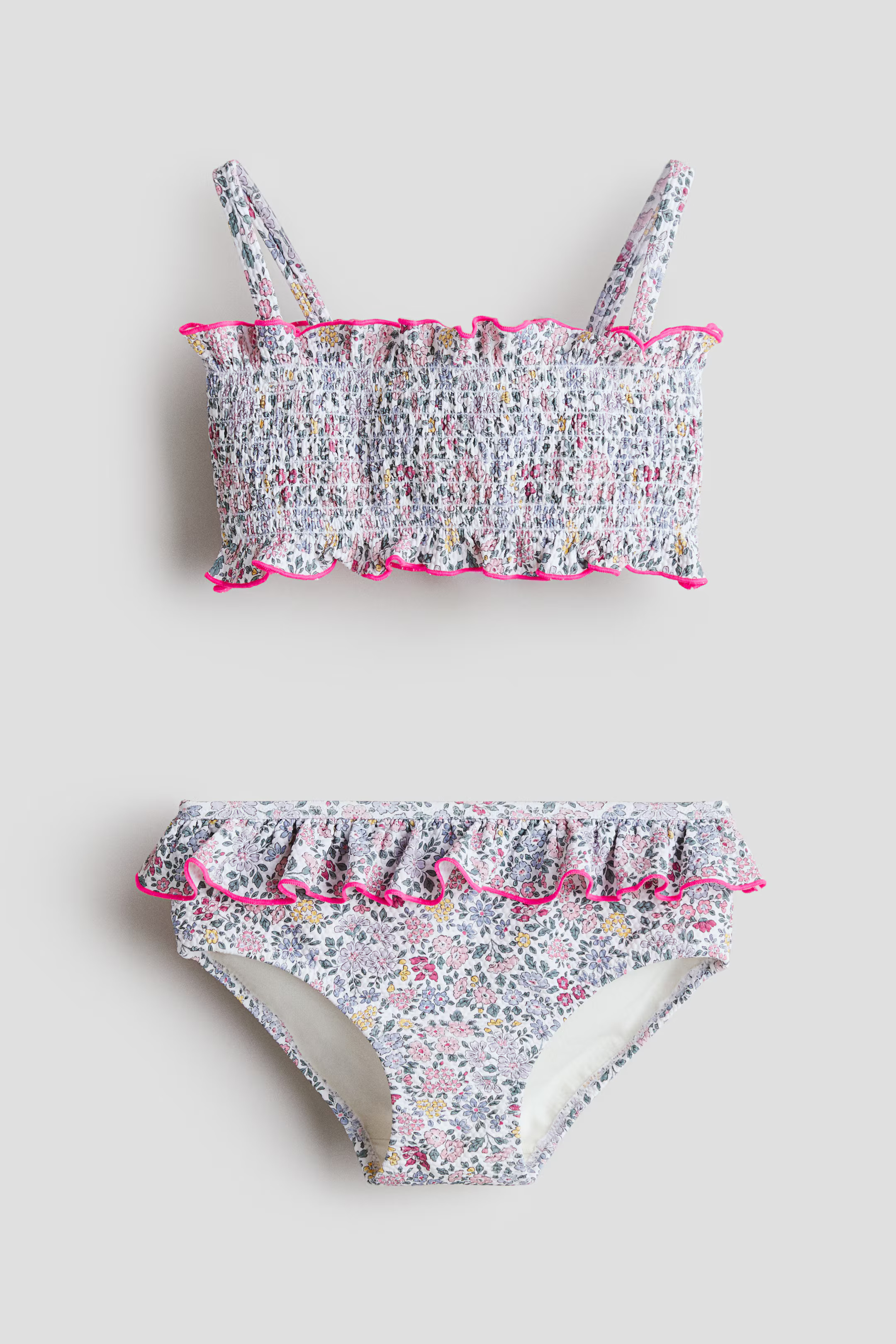 Ruffle-Trimmed Two-Piece Swimsuit | H&M (US + CA)