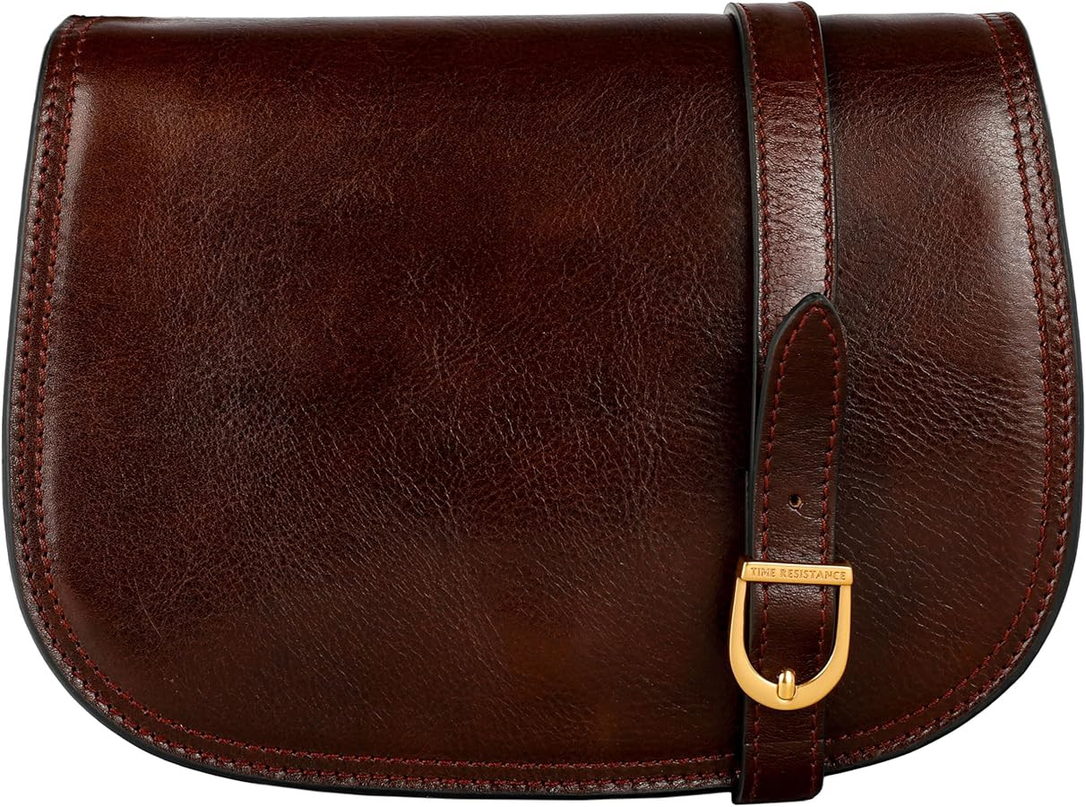 Time Resistance Leather Cross Body Bag for Women Shoulder Bag Messenger Purse Gift Box Included | Amazon (US)
