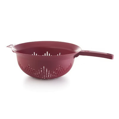 YBM Home 9.75 Inch Red Deep Plastic Colander (31-1130) | Target