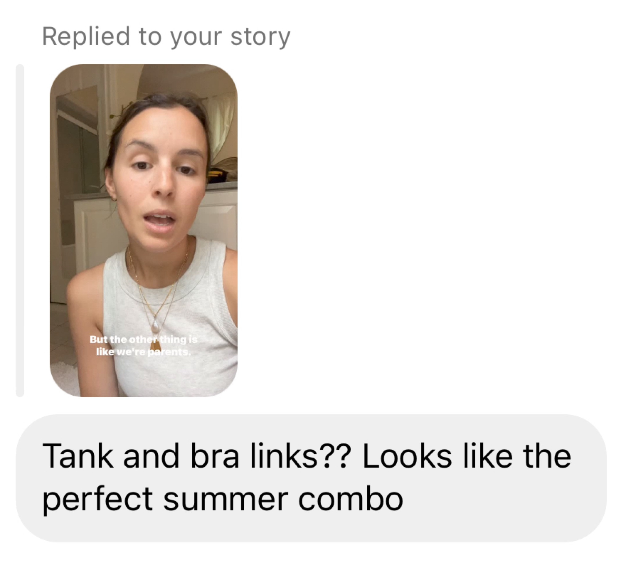 Best tank and skims bra! Skims bra is size s but runs small. Wish I got a medium. Tank is regular size small