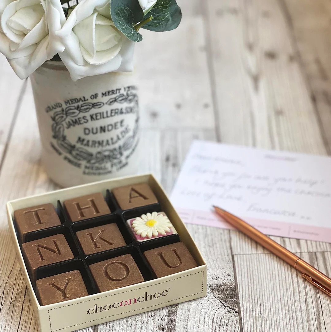 Thank You Chocolate Box - Thank You Gift - Thank You Chocolate Gifts - Thank you Chocolates | Etsy (US)