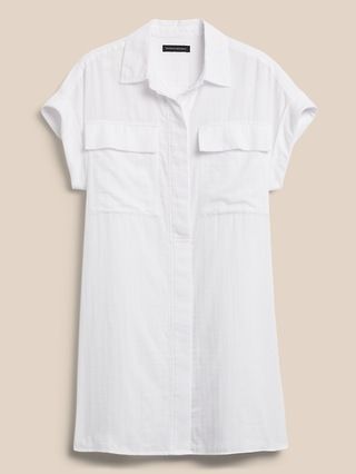 Cotton Shirt Dress | Banana Republic (US)