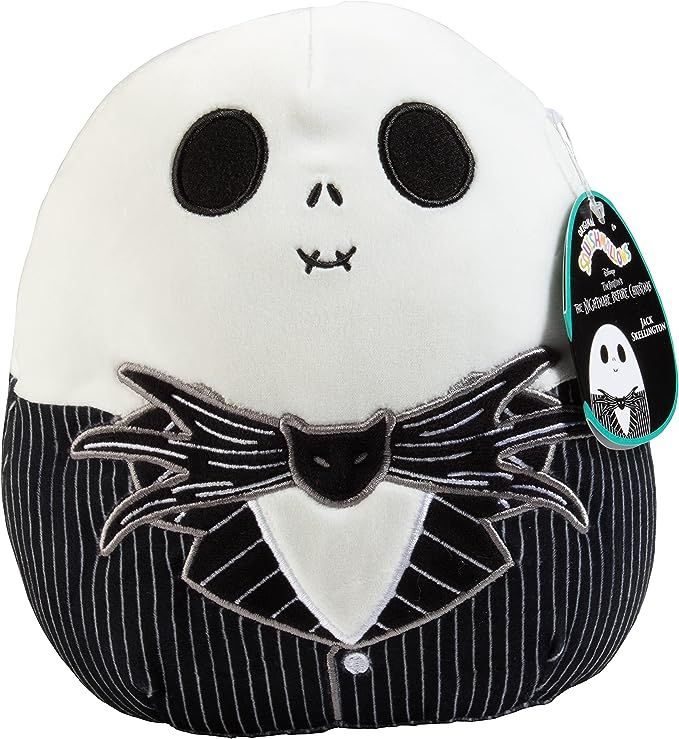 Squishmallow 8" Nightmare Before Christmas Jack Skellington - Official Kellytoy Plush - Cute and ... | Amazon (US)