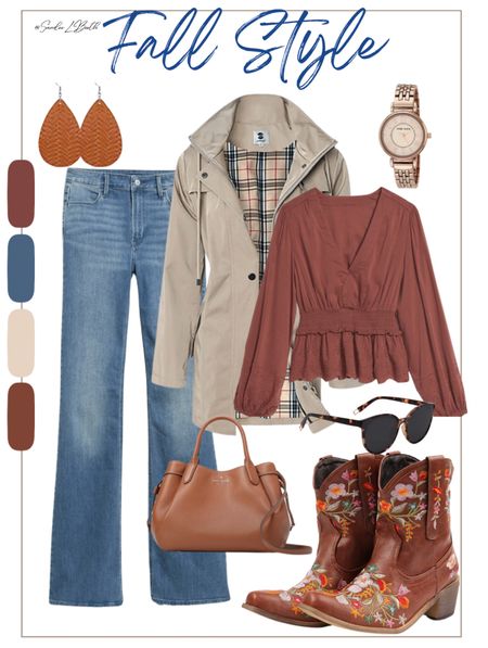 Casual office wear
Fall style, Trench coat, rain jacket, neutral fall style, wrap blouse
Flare jeans on sale at old navy: 30% off use code HURRY


#LTKitbag #LTKunder50 #LTKstyletip
