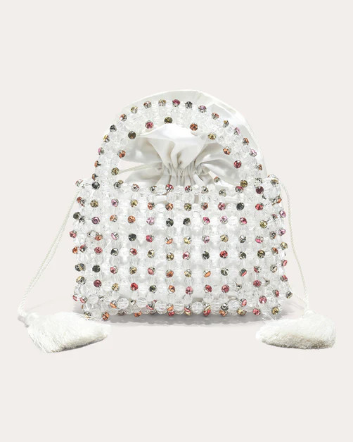Madison Swarovski® Crystal-Embellished Bead Tote | Olivela