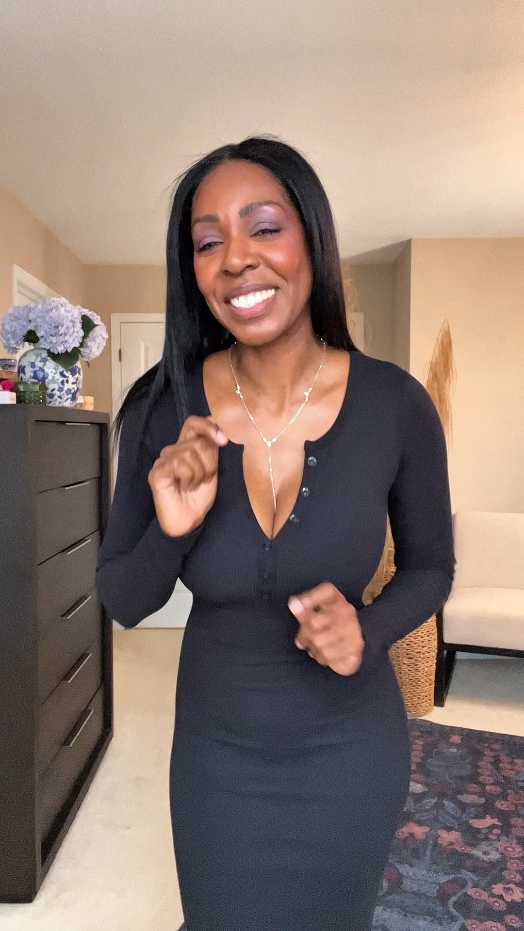 The BEST Henley dress! Wearing side medium 

#LTKOver40 #LTKgrwm #LTKSeasonal