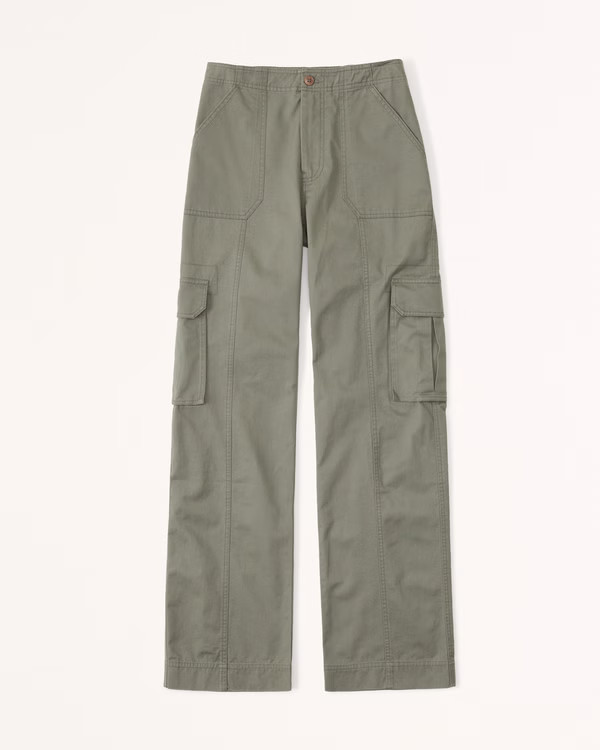 Women's Relaxed Cargo Pants | Women's Bottoms | Abercrombie.com | Abercrombie & Fitch (US)