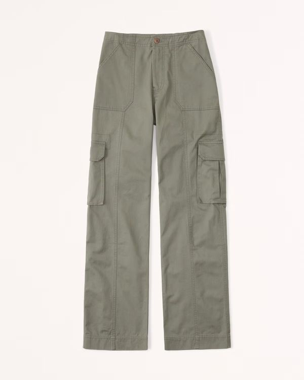 Women's Relaxed Cargo Pants | Women's Bottoms | Abercrombie.com | Abercrombie & Fitch (US)