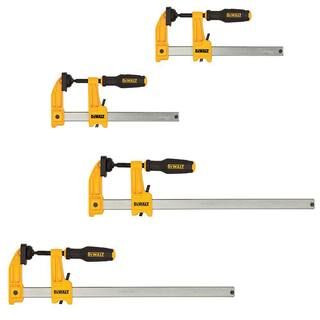 DEWALT 12 in. and 6 in. 600 lb. Bar Clamps (4-Pack) w/2.5 in. Throat Depth-DWHT83855 - The Home D... | The Home Depot