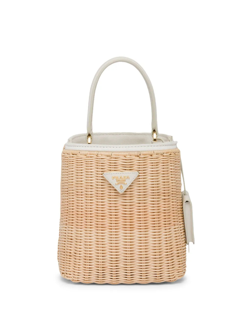 Panier wicker and canvas bag | Farfetch Global