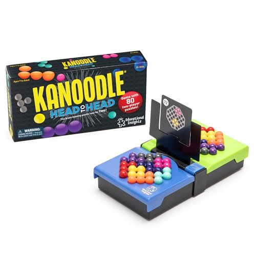 Educational Insights Kanoodle Head-to-Head - 3D Brain Teaser Puzzles for Kids, Teens & Adults, Challenging 2-Player Mind Games, Travel Game, Logic Puzzle Games & Gifts for Boys & Girls Ages 7+ | Amazon (US)