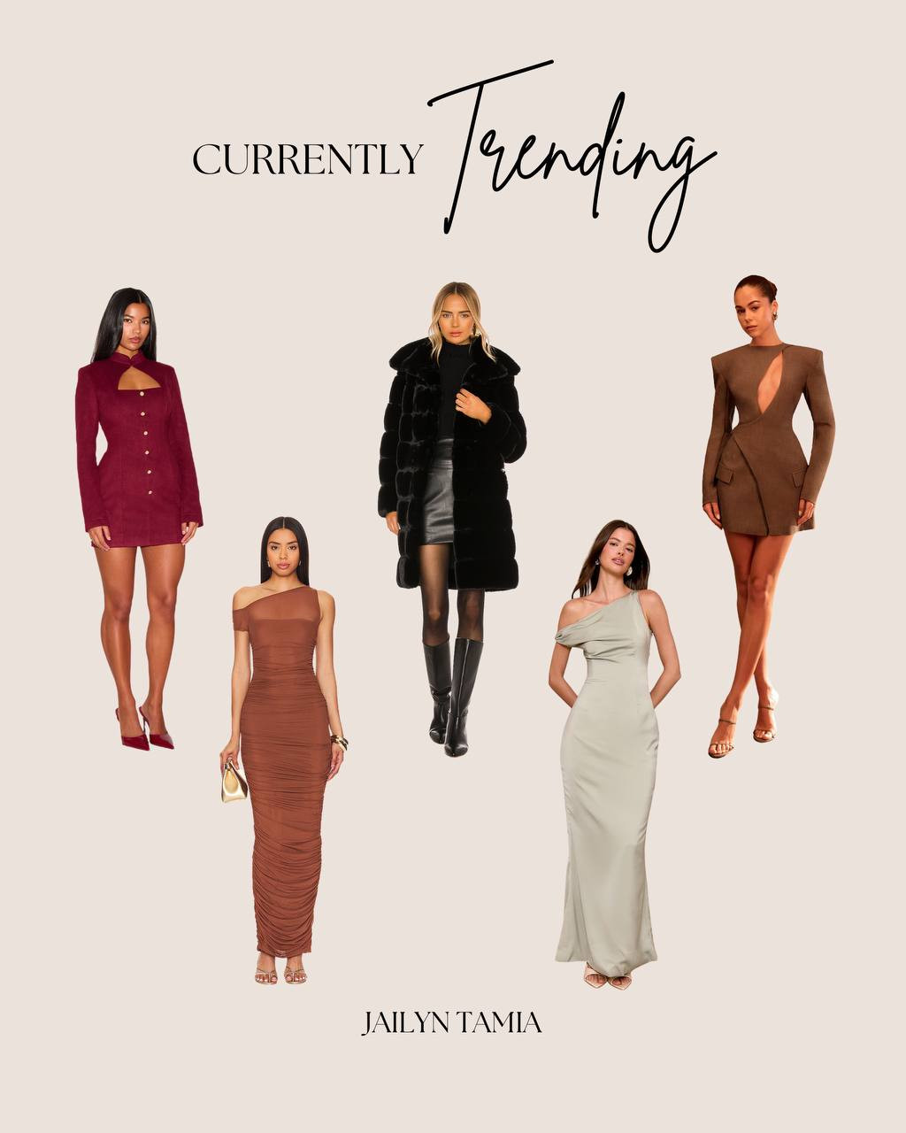 Currently Trending Outfits // Trending, Trending Outfits, Trending Outfit, Trendy, Trendy Outfits, Trendyfinds, Casual, Casual Outfits, Casual Chic, Comfy Casual, Chic Casual, Womens Casual Outfit, Casual Style, Fashion, Outfits, Outfit Ideas, Outfit Inspo, Classy, Classy Outfit, Classy Dress, Pretty Little Things, Pretty Little Prettylittlething, Pretty Little Thing Outfits, Revolve, Revolve Outfits, Dresses, Mini Dress, Long Sleeve Mini Dress, Maxi Dress, Faux Fur Long Coat, Blazer Dress  

 #LTKCyberWeek #LTKootd #LTKSeasonal