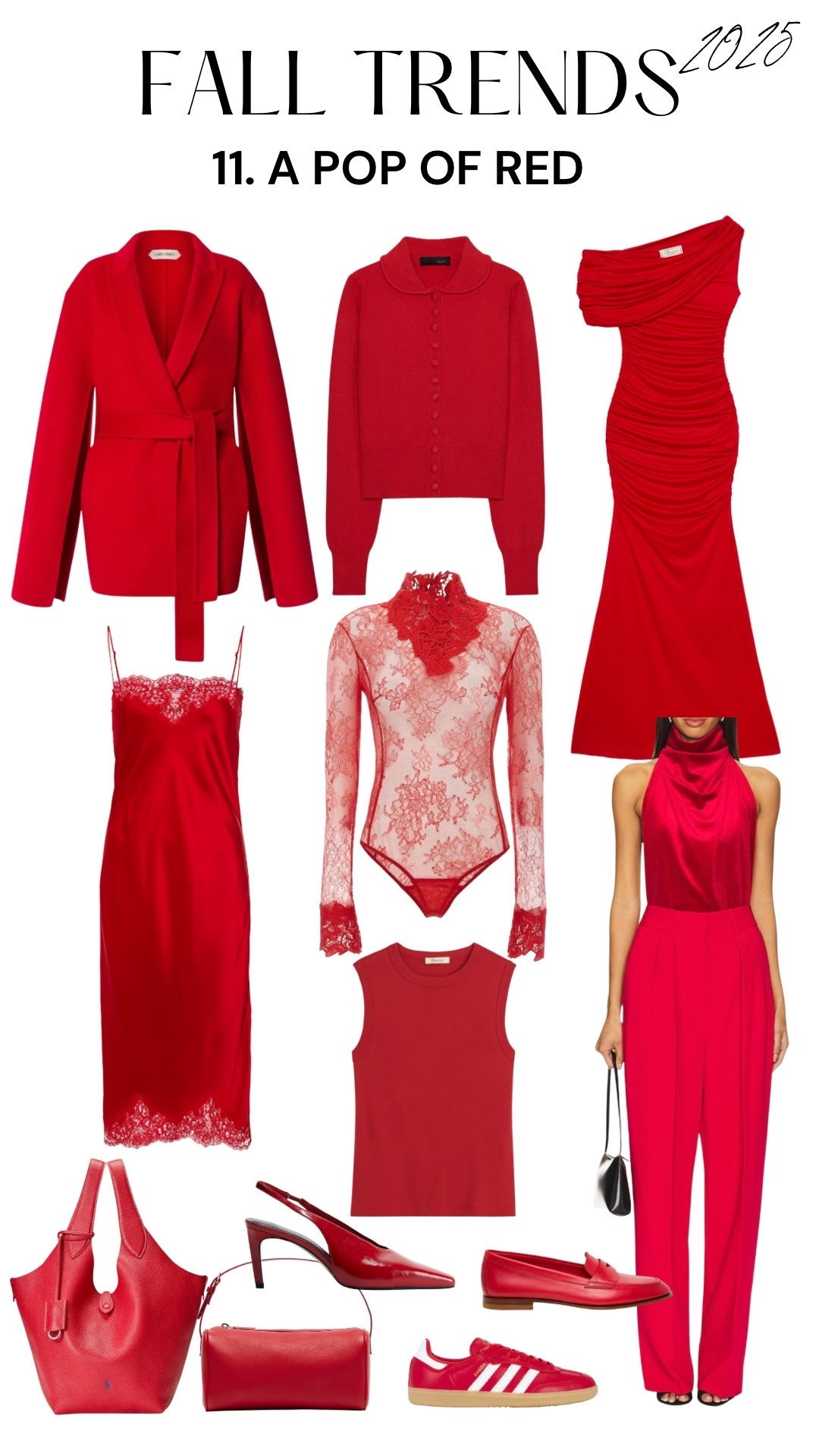 Fall trends 2025: lipstick red 
#red #lipstickred #brightred #falltrends #falloutfit 

#LTKFindsUnder50 #LTKSeasonal #LTKFallSale