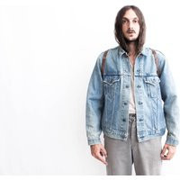 Levis Denim Jacket 1980S Type 3. 75505 Trucker Jeans Light Blue | Etsy (US)