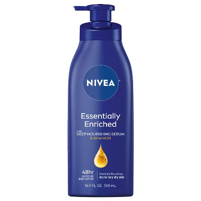 NIVEA Essentially Enriched Dry Skin Body Lotion with Almond Oil Scented - 16.9 fl oz | Target