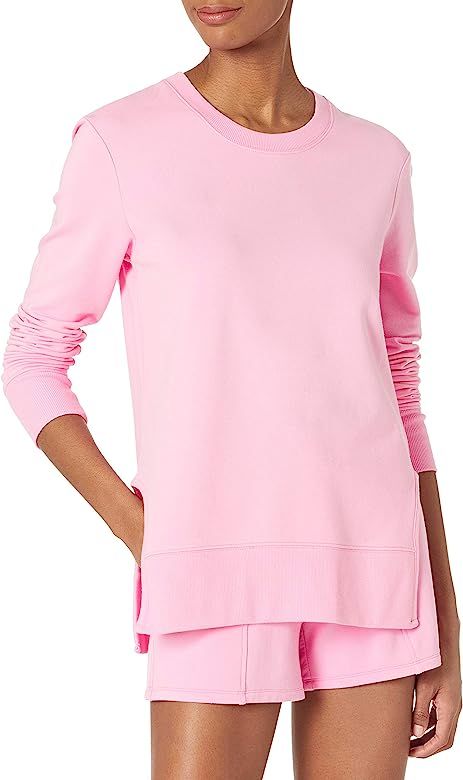 Amazon Brand - Daily Ritual Women's Terry Cotton and Modal Long Sleeve Crew Neck Sweatshirt | Amazon (US)