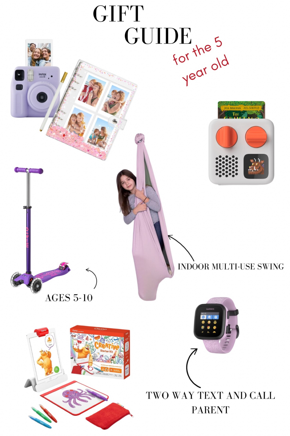 These are things we have, bought or have on our list for our 5 year old. A lot of them have great Black Friday deals already active! Big ticket items are favored in our house over the collection of "STUFF". Hope you find it
Helpful! 

#LTKHoliday #LTKCyberWeek #LTKKids
