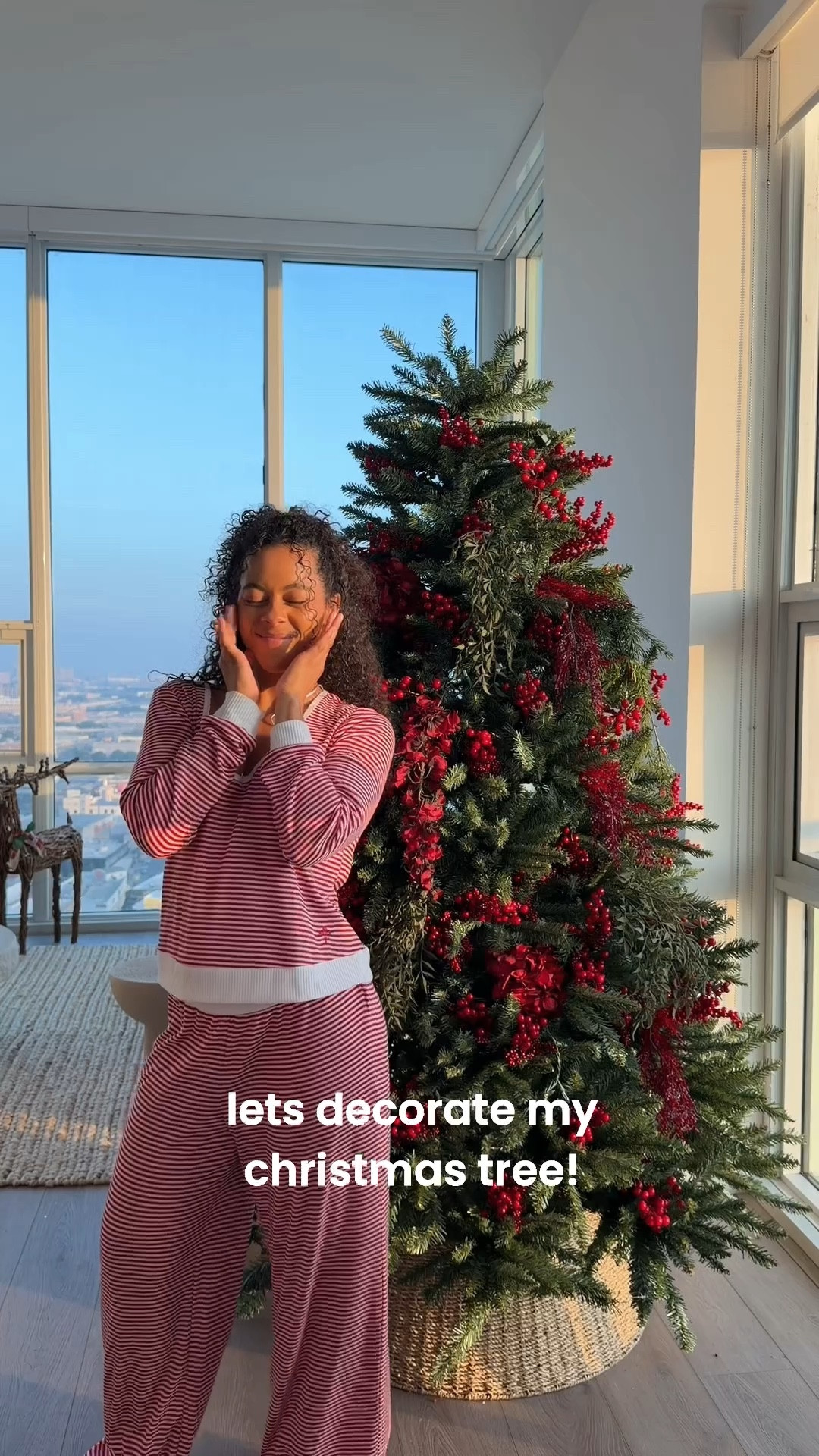 loving a burgundy christmas tree!! 
#christmasdecor #christmasdecorating #christmasdecorideas #christmastree 

#LTKHoliday #LTKSeasonal