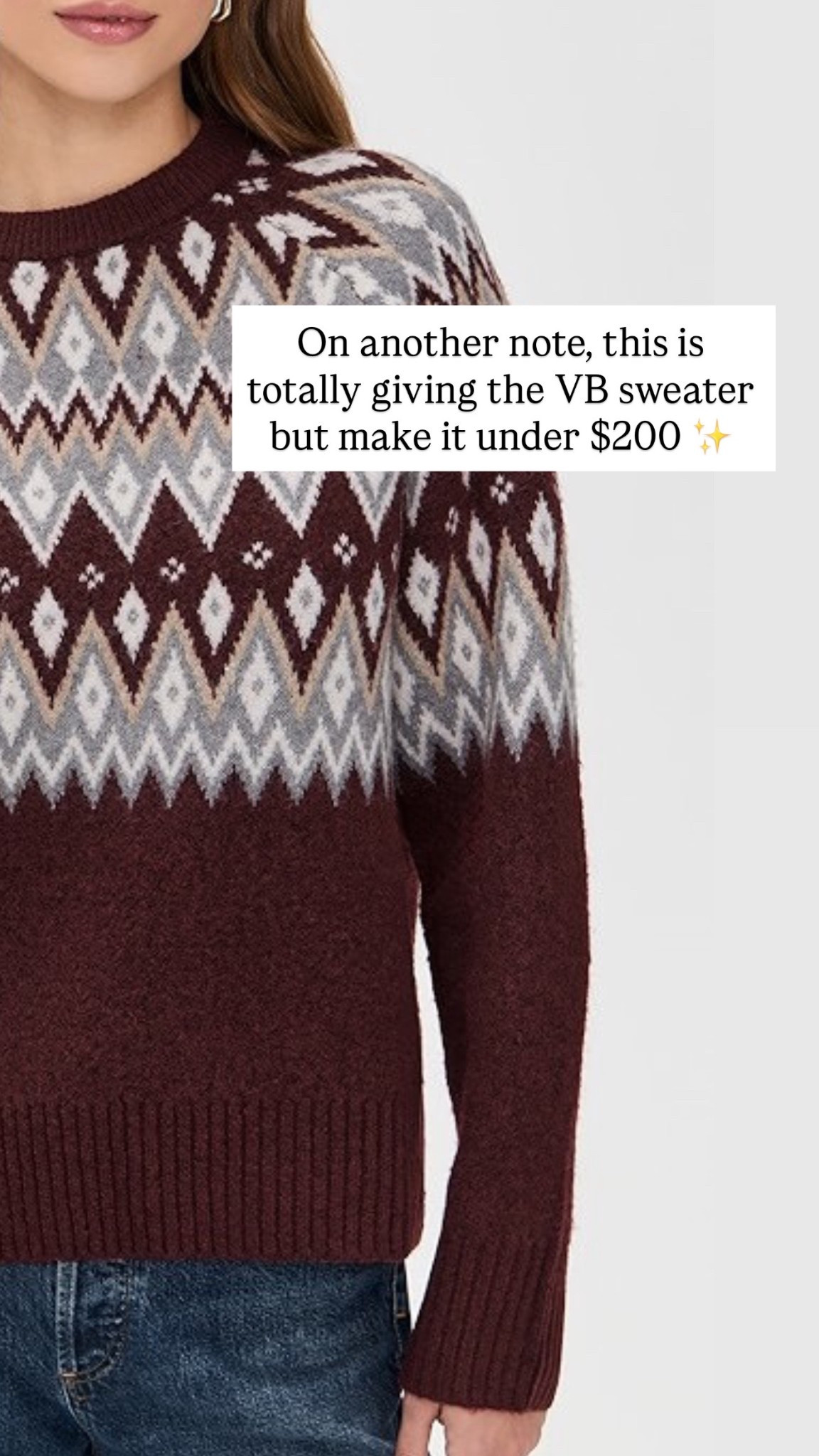 Fair isle sweater, sweater under $200

#LTKSeasonal #LTKootd #LTKmomlife