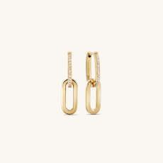 Harris Pavé Diamond Convertible Link Earrings - $650 | Mejuri (Global)