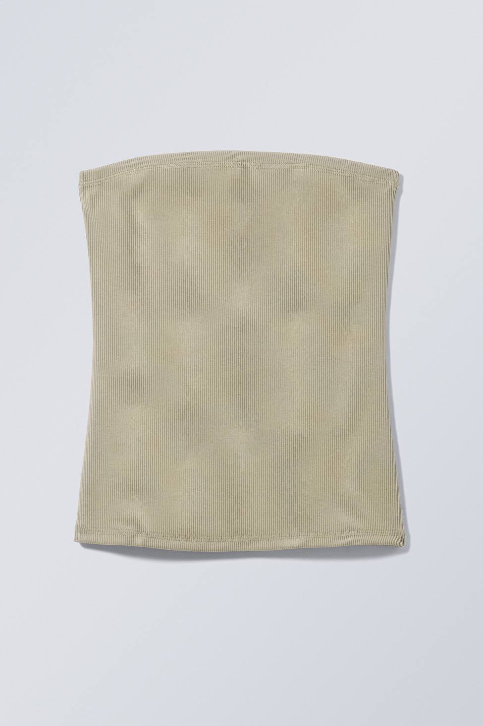 Tania Rib Tube Top | Weekday