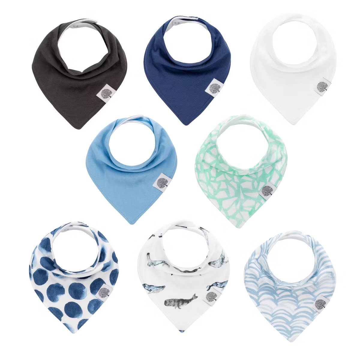 Parker Baby Co. Bandana Drool Bibs 8 Pack | Target