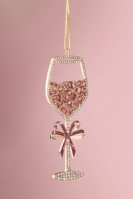 BaubleBar x Anthropologie Jeweled Cocktail Ornament | Anthropologie (US)