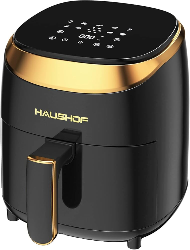 HAUSHOF Air Fryer, 4.2 Quart Compact Small Oven with 9 Cooking Functions, Nonstick Stainless Stee... | Amazon (US)