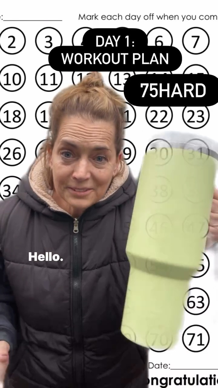 DAY 1:
WORKOUT PLAN 75HARD