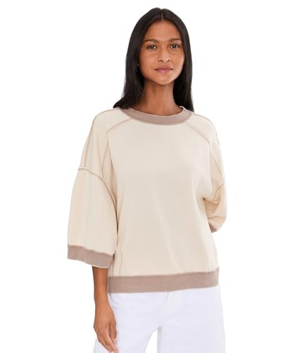 Free People, Womens, Everything Pullover, Nilla Cream, Small | Amazon (US)