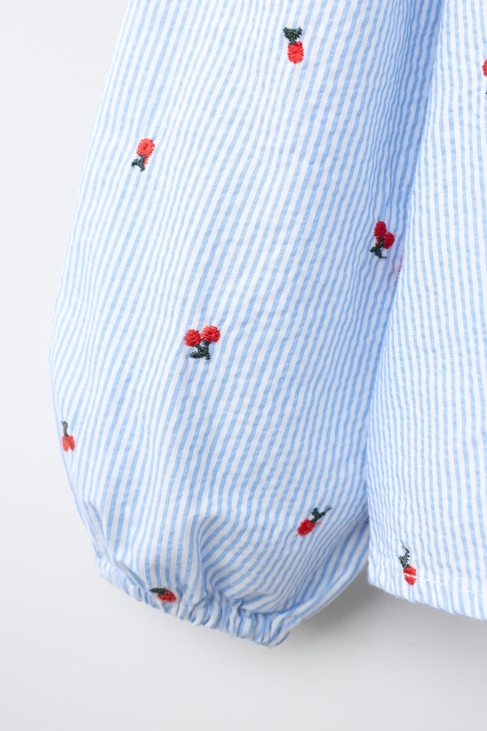 EMBROIDERED PETER PAN COLLAR SHIRT | Zara US