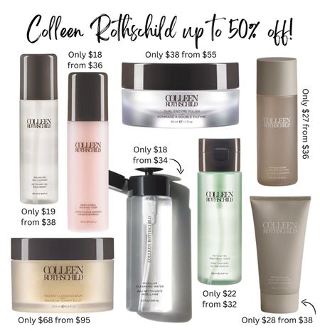 Colleen Rothschild is having an up to 50% off sale! My all time favorite gel cleanser is only $19 from $38! And the jumbo cleansing balm is only $68 from $95!

Clean skincare, clean beauty 

#LTKfindsunder50 #LTKbeauty #LTKsalealert