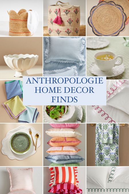 Spring and summer home decor finds from Anthropologie!! 

//colorful home decor, girly home decor, coastal colorful home stylee

#LTKhome #LTKSeasonal #LTKfindsunder100