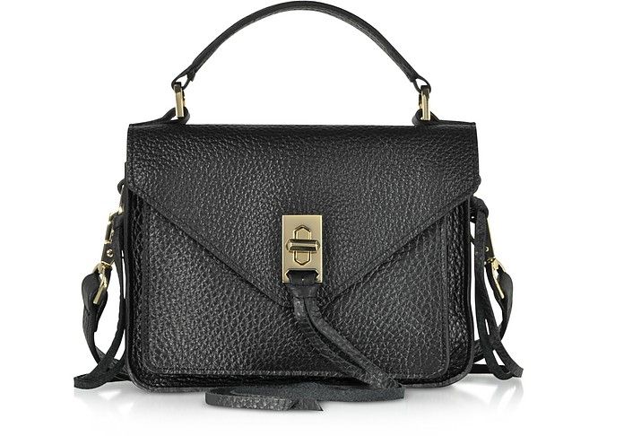 Rebecca Minkoff Glossy Leather Mini Darren Messenger Bag | Forzieri US & CA