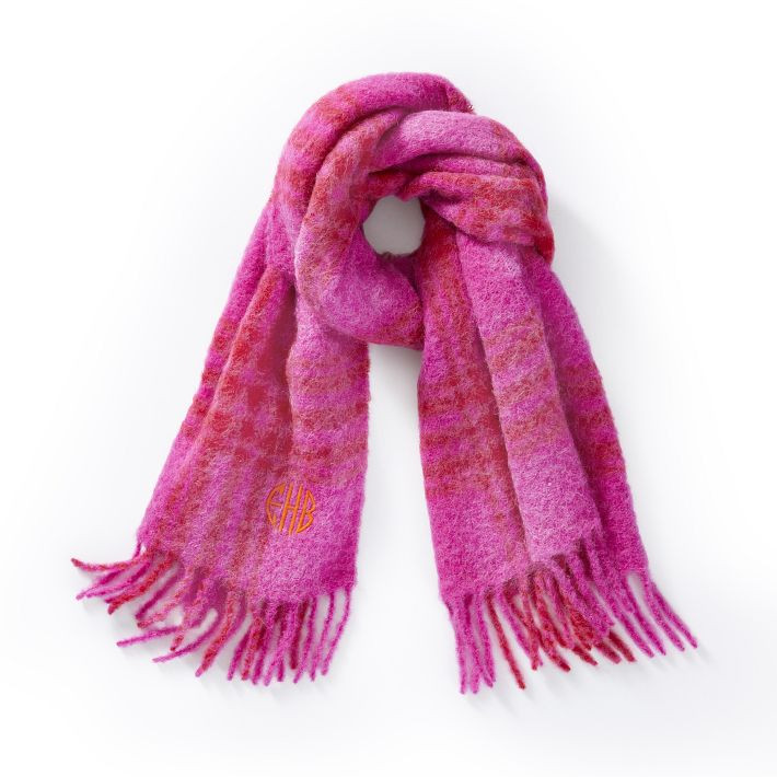 Lightweight Italian Plaid Scarf | Mark and Graham