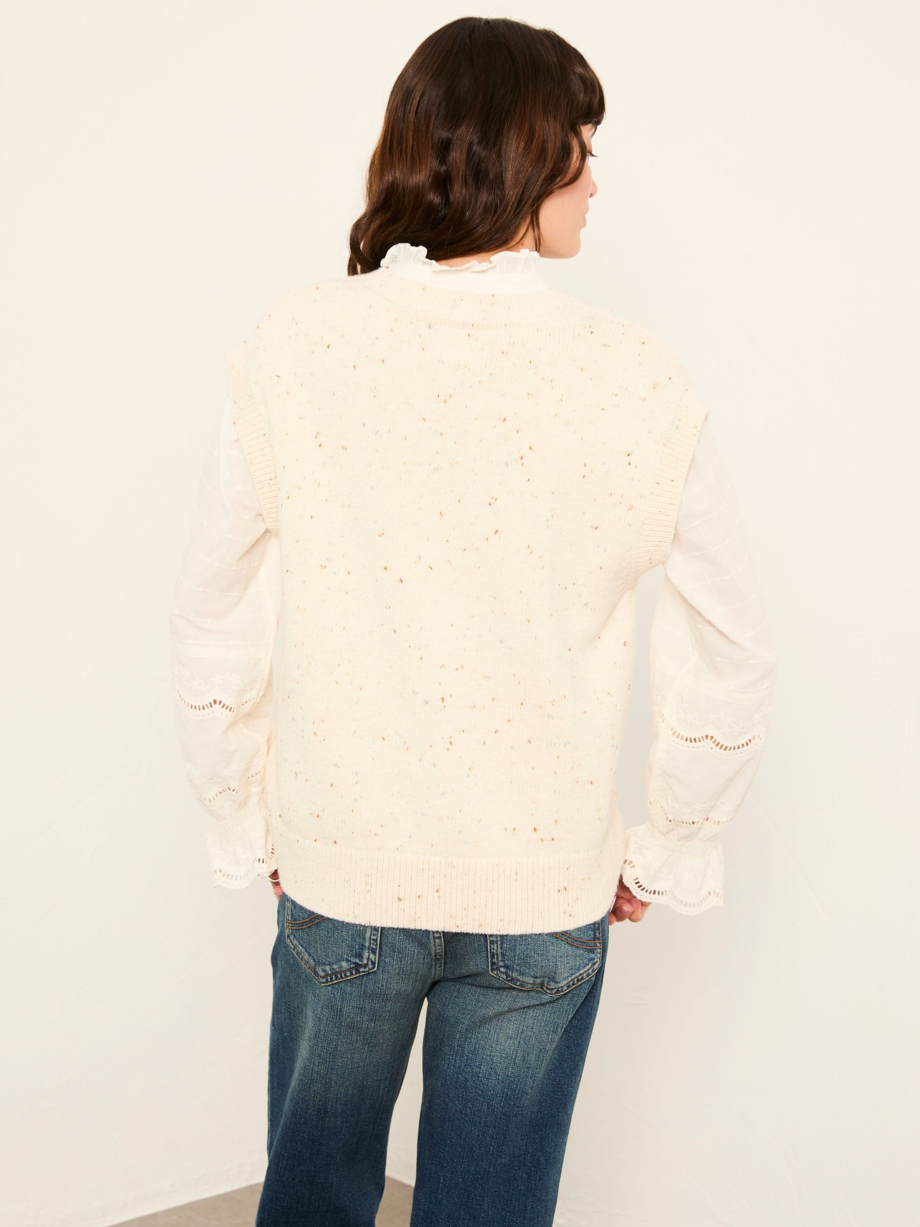 Remi Ivory Knitted Tank | FatFace | Fat Face