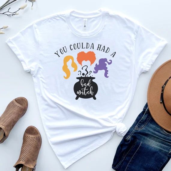 You coulda had a bad witch shirt, Hocus Pocus shirt, Sanderson sisters, Halloween shirt | Etsy (US)