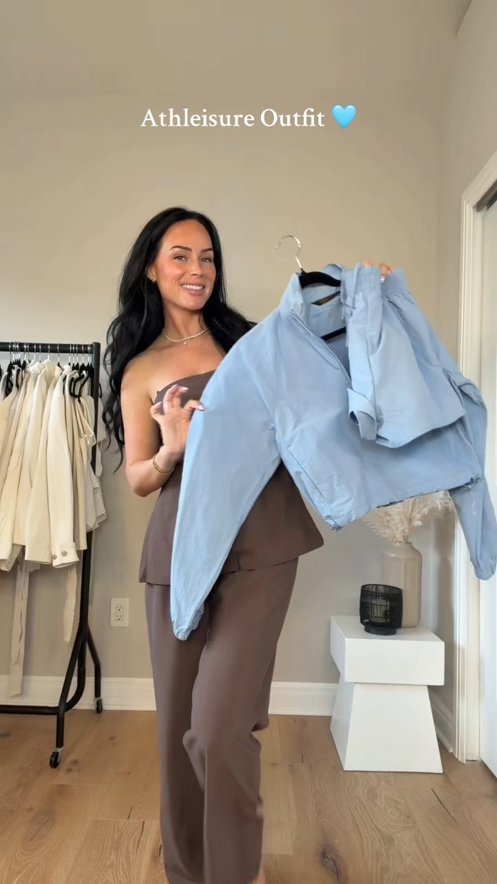 Aritzia athleisure just does it every time 🩵✨ I will have my outfit details on my LTK! 

My sizing: 5’7, 145 lbs, 32DD
Wearing a size small top & tank and medium shorts.


@Aritzia aritzia athleisure, athleisure outfit, sporty chic, casual everyday outfit, matching set, clean girl aesthetic, comfy outfit, pilates outfit, airport outfit, lounge outfit, off duty look, sporty style, neutral outfit, effortless fashion, everyday basics, summer athleisure, aritzia style, casual chic, workout inspired outfit, model off duty, comfy casual, ootd, womens fashion, minimal style, trendy basics