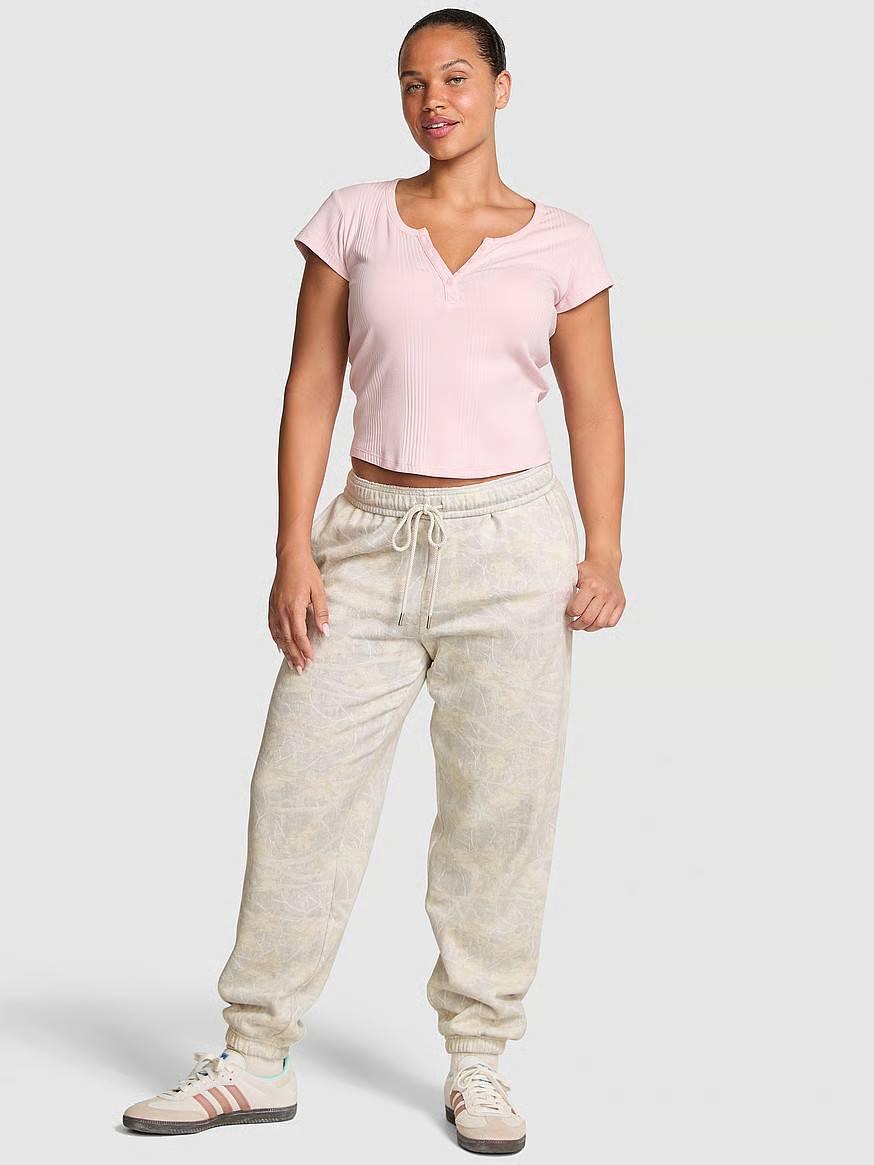 Buy Ivy Fleece Campus Sweatpants, Camo - Order Bottoms online - Victoria's Secret US | Victoria's Secret (US / CA )