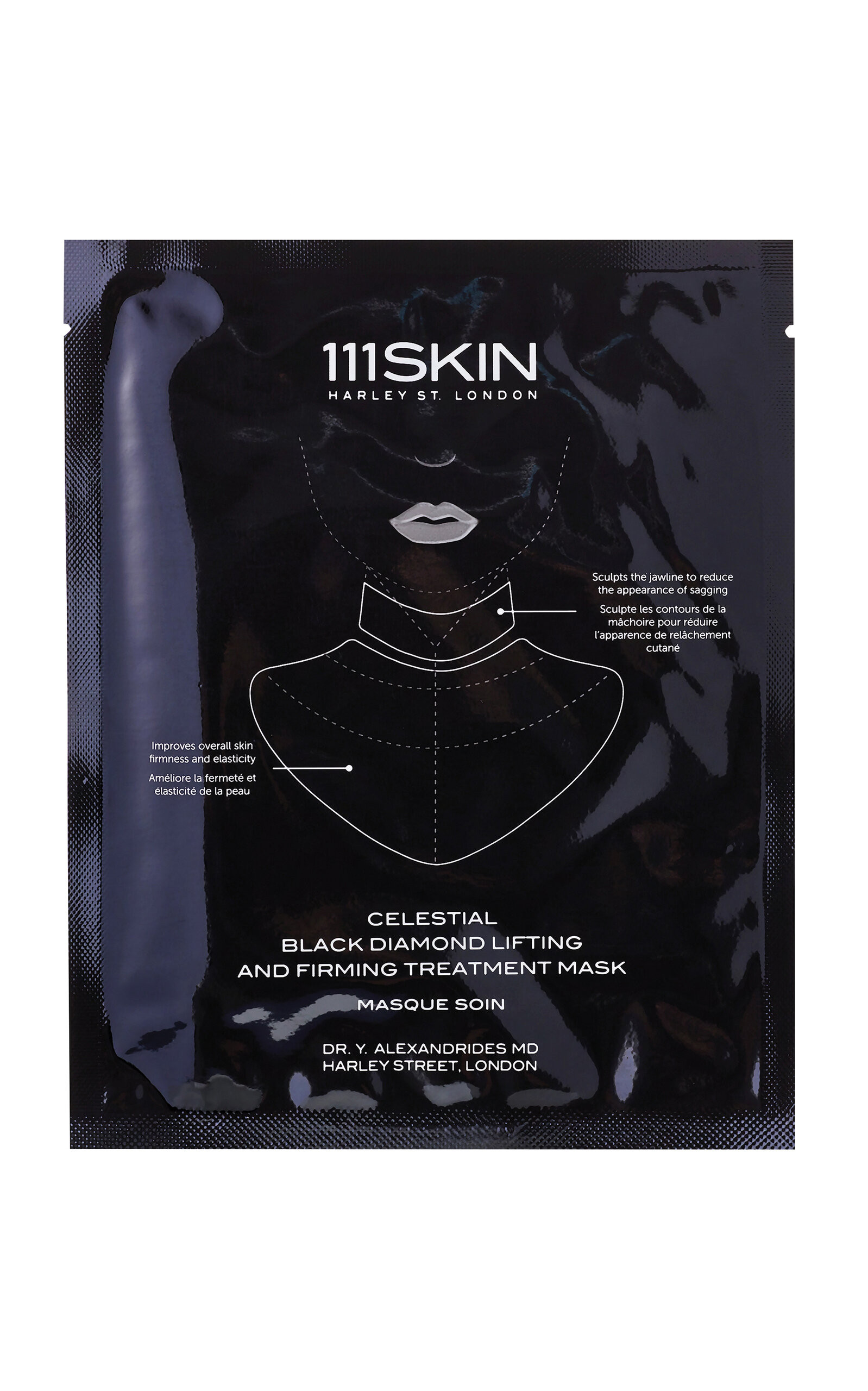 111SKIN Set-of-5 Black Diamond Lifting and Firming Neck Mask - Moda Operandi | Moda Operandi (Global)