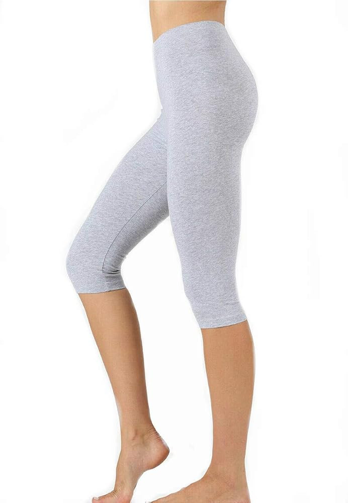 Zenana Premium Cotton Regular and Plus Size 15 INCH Capri Leggings | Amazon (US)