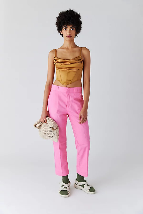 Dickies UO Exclusive High Waisted Ankle Pant | Urban Outfitters (US and RoW)