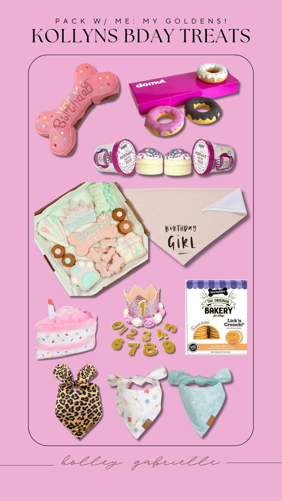 Kolly girls birthday treats / toys 🤣🤎✨🎂🎉 YES I AM THE CRAZY DOG MOM! Can’t believe she’s gonna be 2. All amazon! 👏🏼👇🏼

Dog finds / golden retrievers / Holley Gabrielle 

#LTKfindsunder50 #LTKsalealert #LTKfindsunder100
