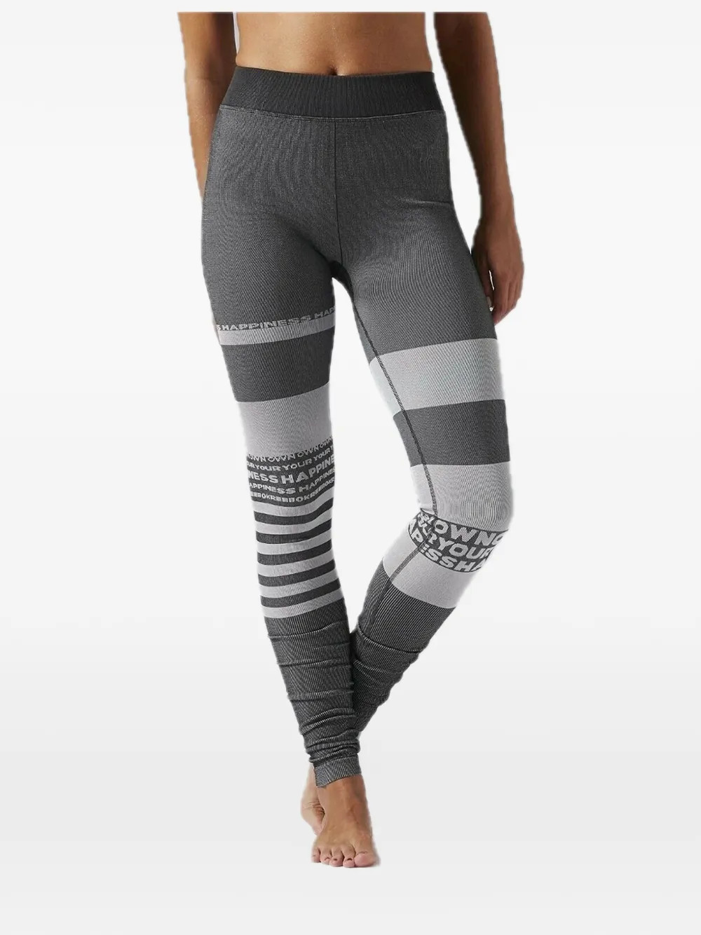 Reebok striped leggings - Grey | Farfetch Global