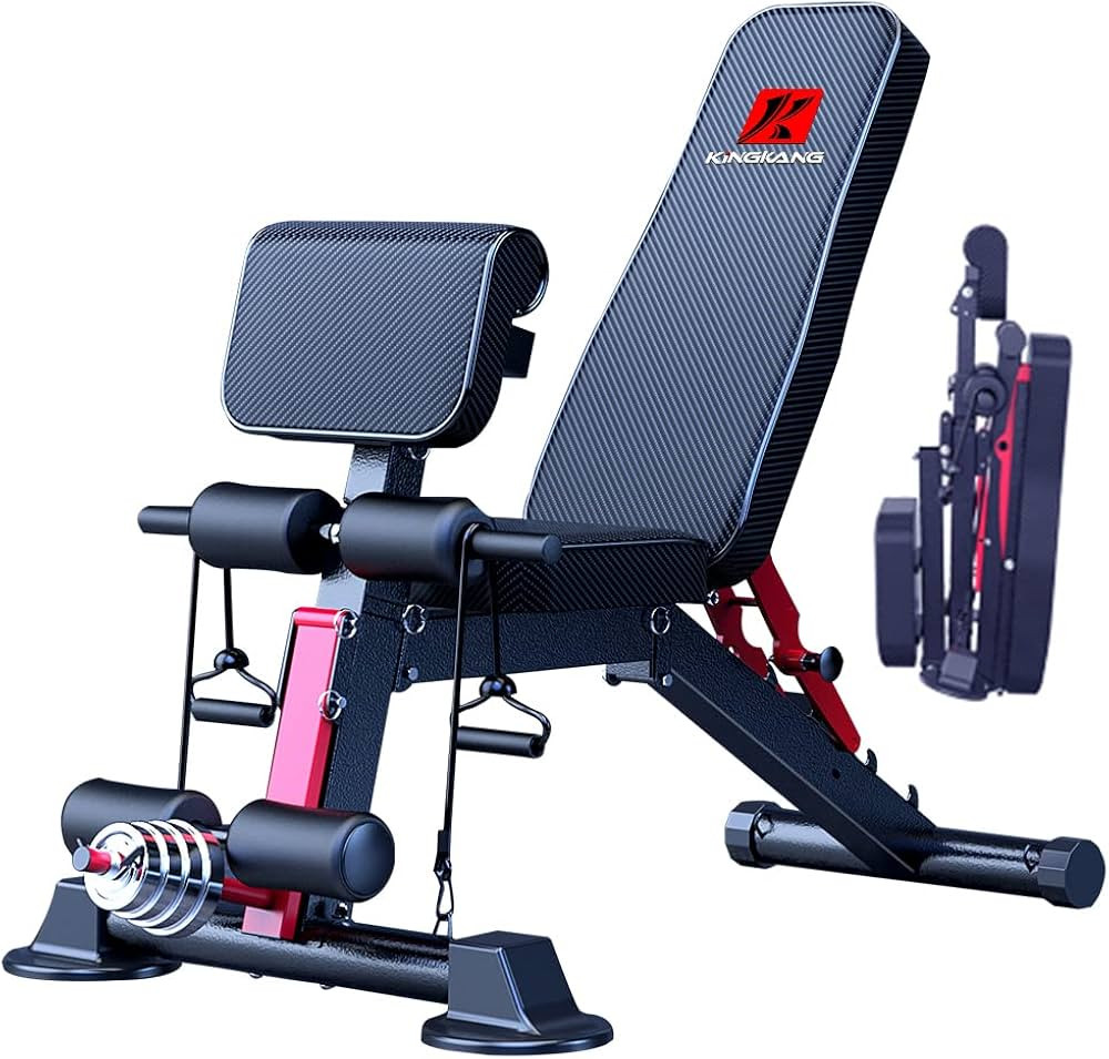 Adjustable Weight Bench,Utility Workout Bench Foldable Incline Decline Benches for Home Gym Full ... | Amazon (US)