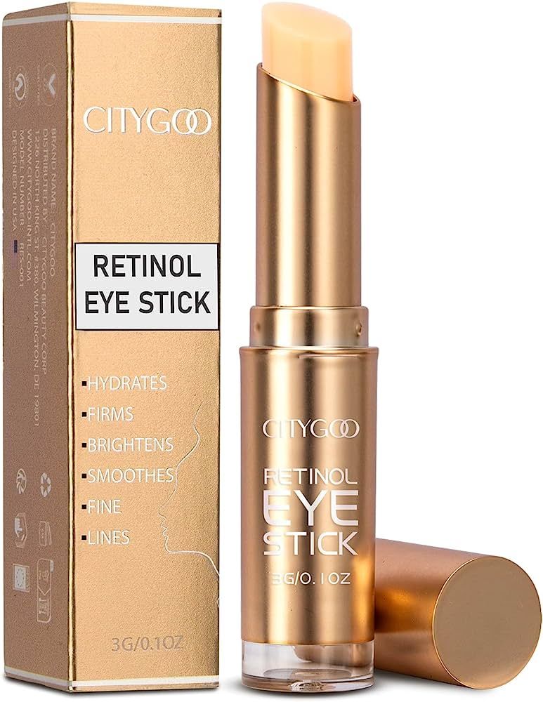 Retinol Eye Stick With Collagen, Hyaluronic Acid For Dark Circle, Wrinkles in 3-4 Weeks, Under Ey... | Amazon (US)