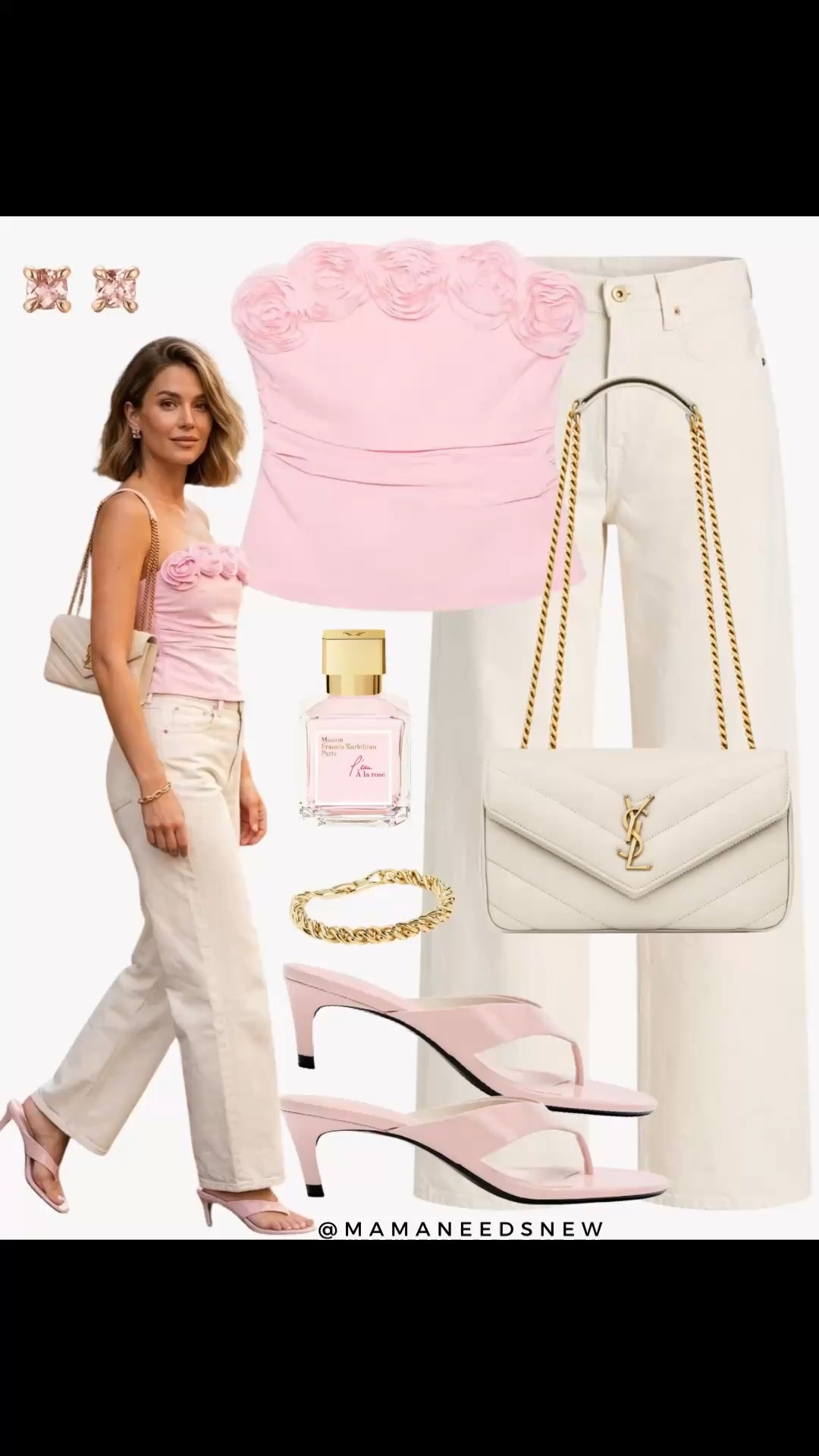 A late spring to summer outfit with a floral corset top, jeans, shoulder bag, thong heels 🌸🤍

#LTKootd #LTKSeasonal #LTKSaleAlert