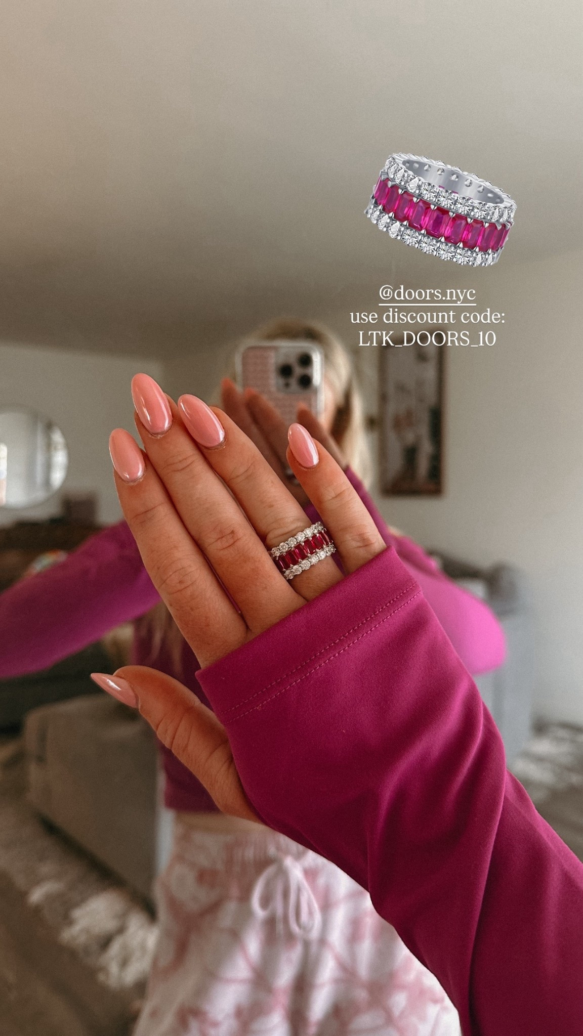 New statement ring 💍 🩷✨ use discount code: LTK_DOORS_10 for 10% off! 

#LTKSaleAlert #LTKPlusSize #LTKBeauty