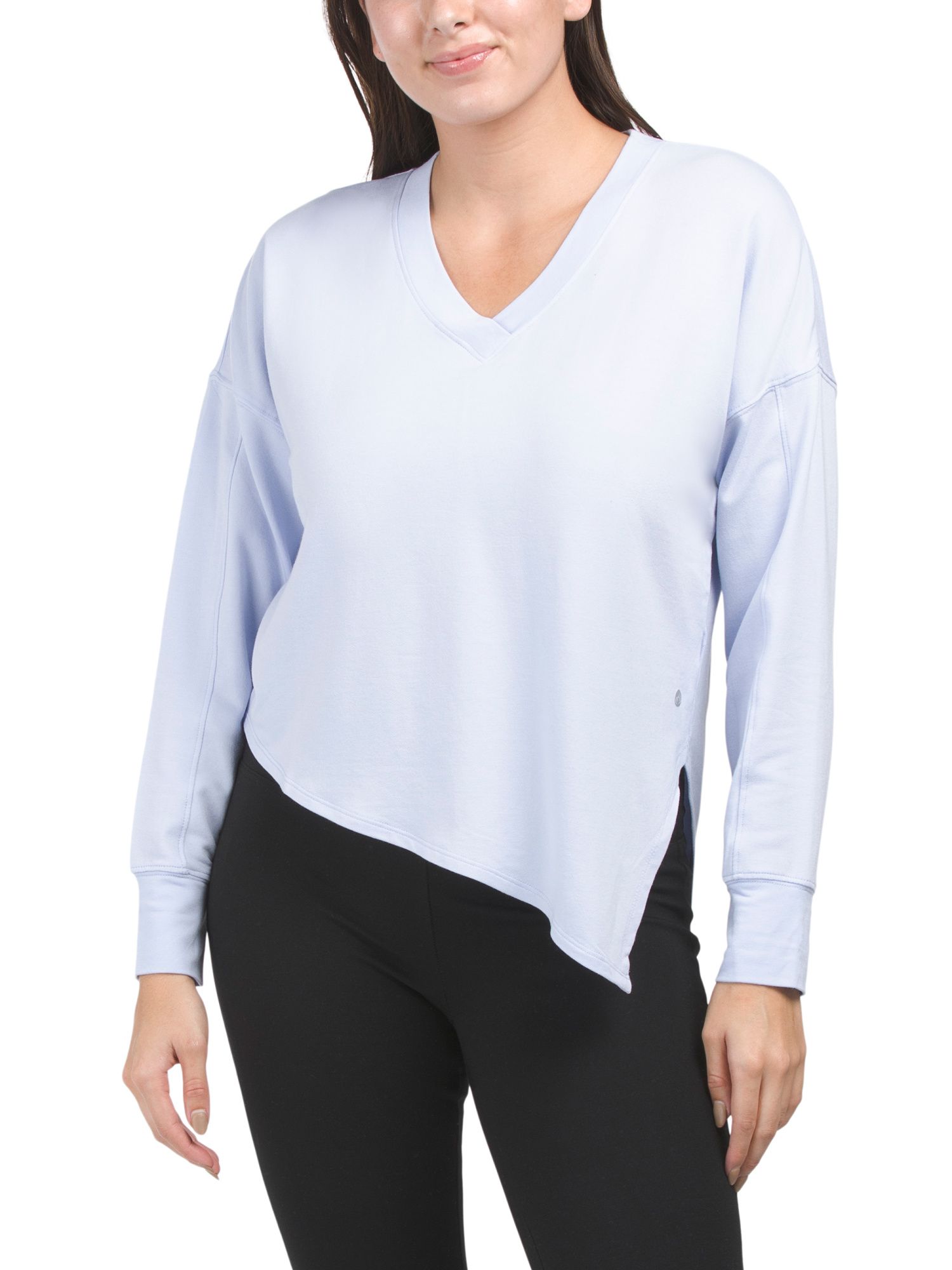 Longevity Long Sleeve Asymmetrical Pullover Top | Marshalls