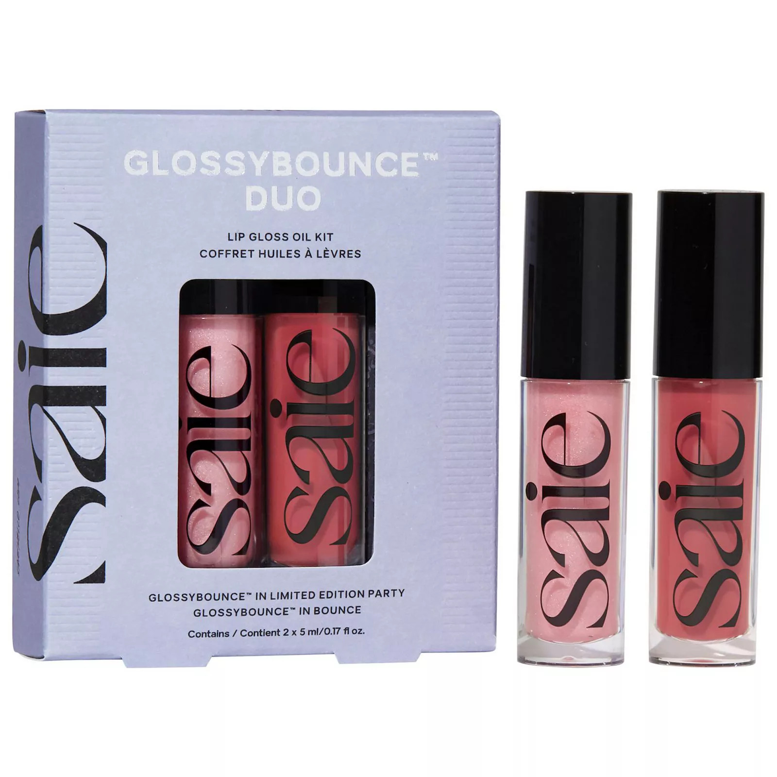 Saie Glossybounce Lip Gloss-Oil Duo Gift Set, Size: 0.34 FL Oz, Multi | Kohl's